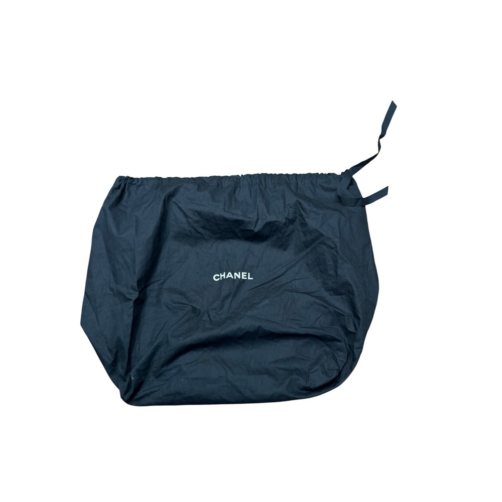CHANEL Black Drawstring Dust Bag for the larger tote bags